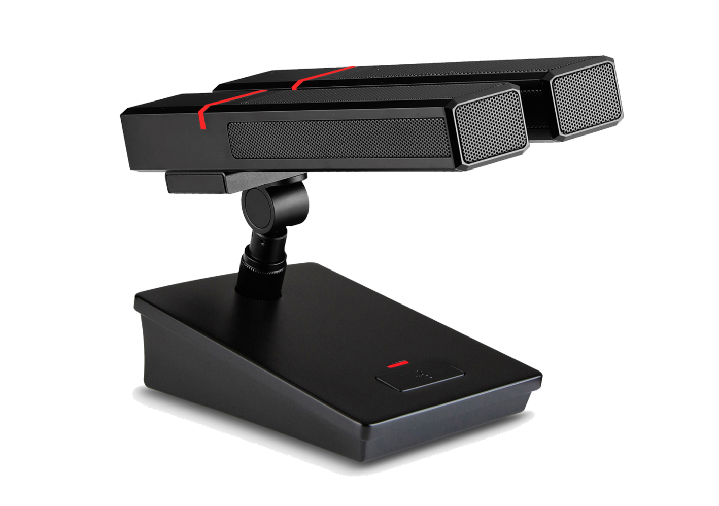 桌面式发言主席单元全金属底座（双麦杆）